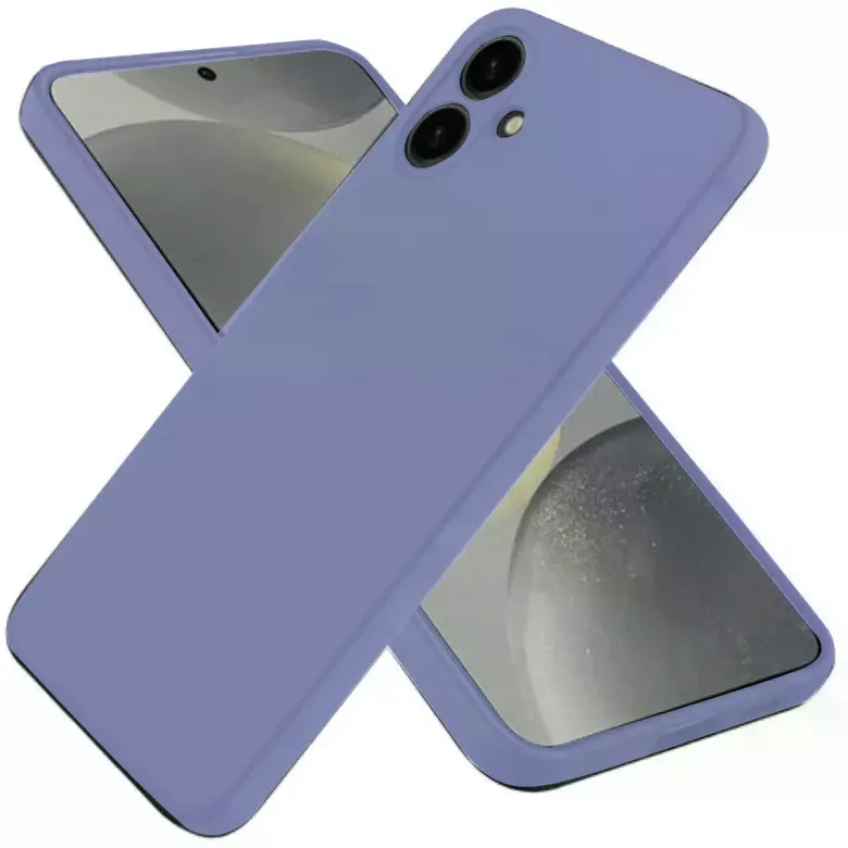 Samsung Galaxy A06 Kılıf First Silikon - Lila