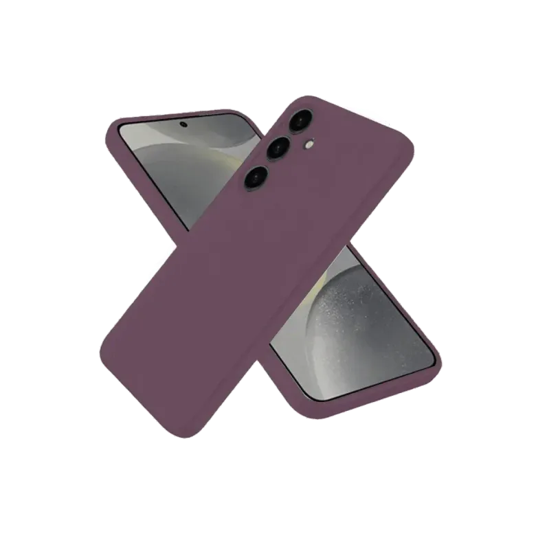 Samsung Galaxy A06 Kılıf First Silikon - Mürdüm