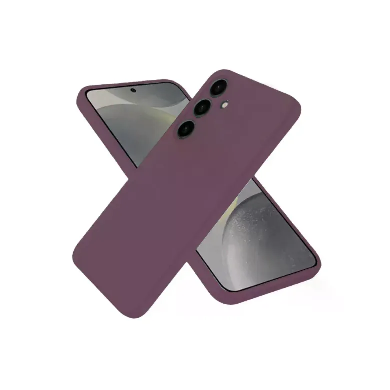 Samsung Galaxy A06 Kılıf First Silikon - Mürdüm