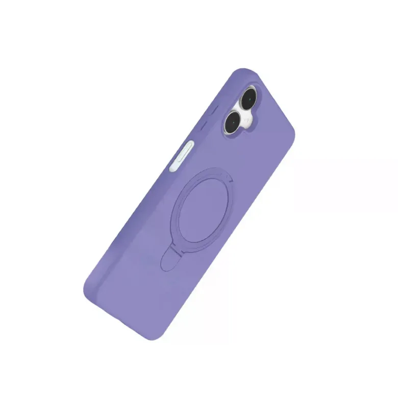 Samsung Galaxy A06 Regal Magsafe Standlı Kapak - Lila