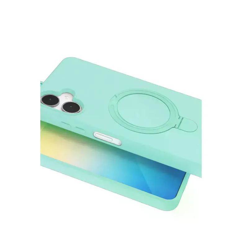 Samsung Galaxy A06 Regal Magsafe Standlı Kapak - Su Yeşili