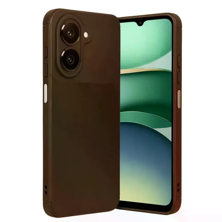 Samsung Galaxy A07 4g Auto Focus Karbon Kapak - Kahverengi