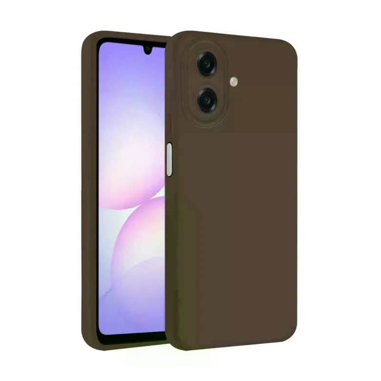 Samsung Galaxy A07 4g First Silikon - Kahverengi