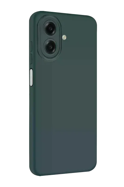 Samsung Galaxy A07 4G Nano içi Kadife Silikon - K.Yeşil