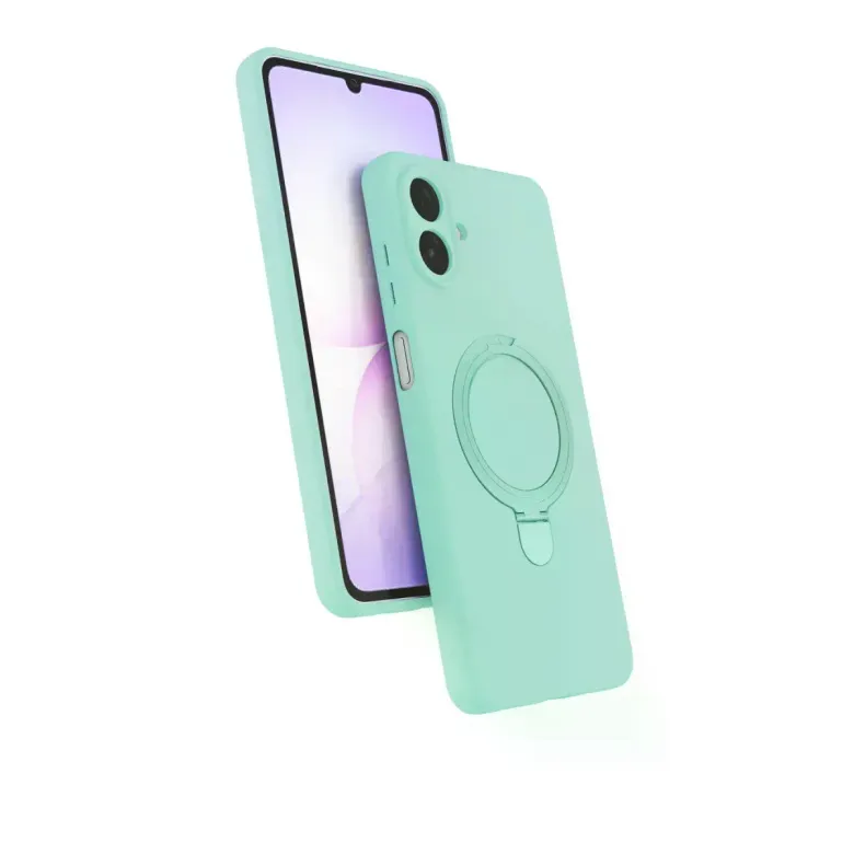 Samsung Galaxy A07 4g Regal Magsafe Standlı Kapak - Su Yeşili