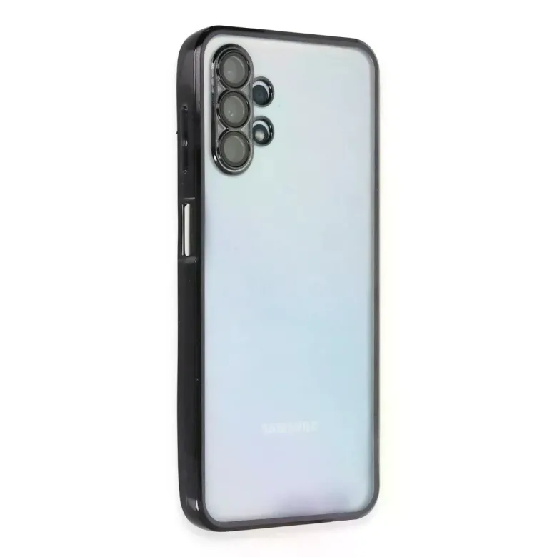 Samsung Galaxy A13 4g Kılıf Razer Lensli Silikon - Siyah