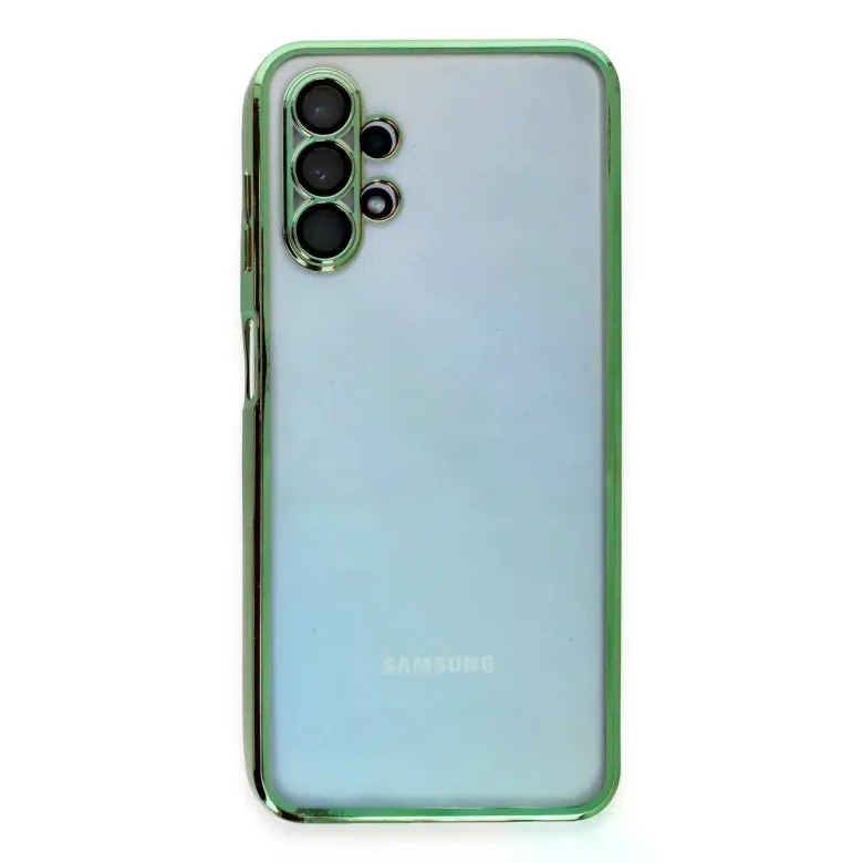 Samsung Galaxy A13 4g Kılıf Razer Lensli Silikon - Yeşil
