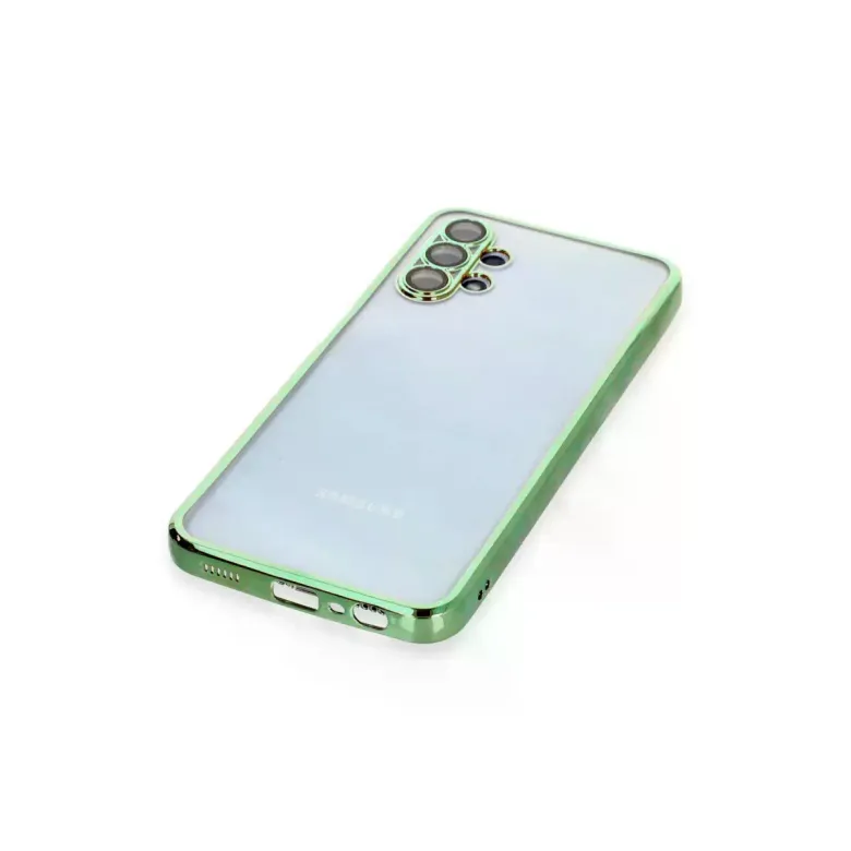 Samsung Galaxy A13 4g Kılıf Razer Lensli Silikon - Yeşil
