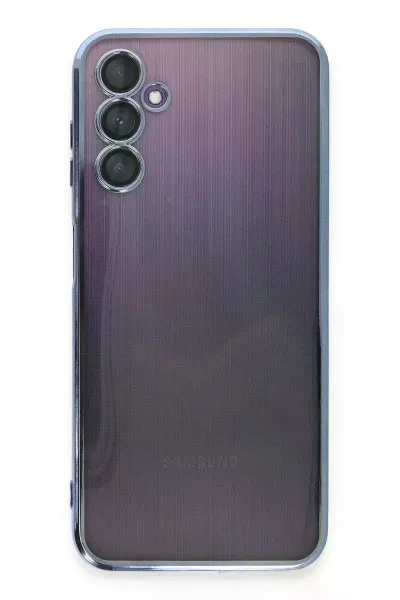 Samsung Galaxy A14 4G Kılıf Razer Lensli Silikon - Açık Mavi