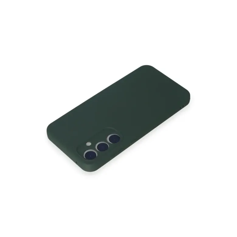 Samsung Galaxy A15 4g Kılıf First Silikon - Koyu Yeşil