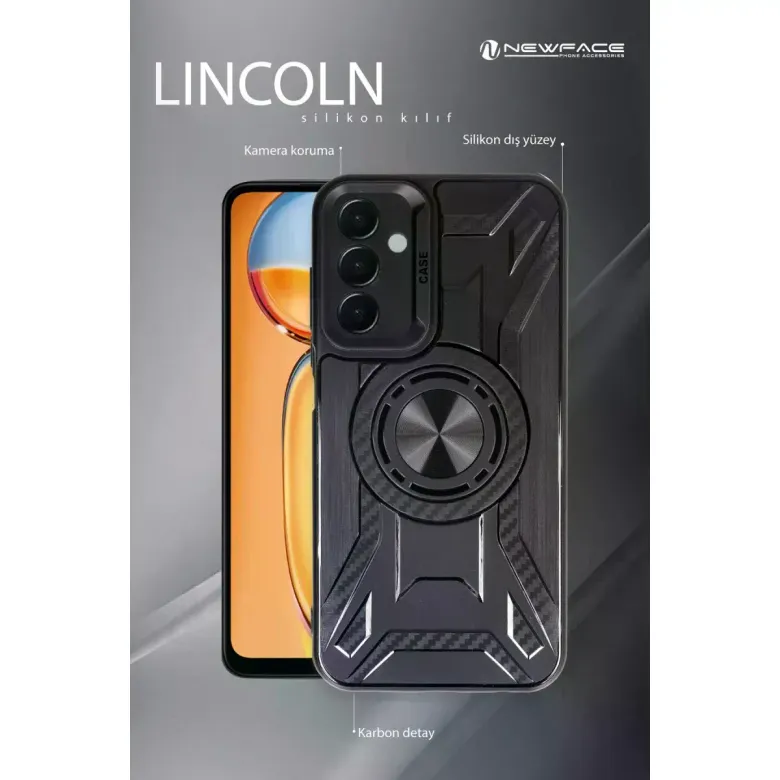 Samsung Galaxy A15 4g Kılıf Lincoln Silikon - Siyah