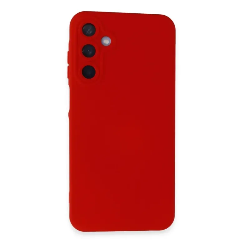 Samsung Galaxy A15 4g Kılıf Nano İçi Kadife Silikon - Kırmızı