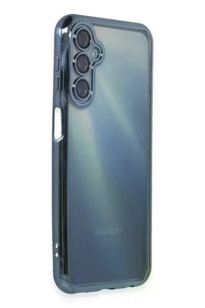 Samsung Galaxy A15 4G Kılıf Razer Lensli Silikon - Açık Mavi