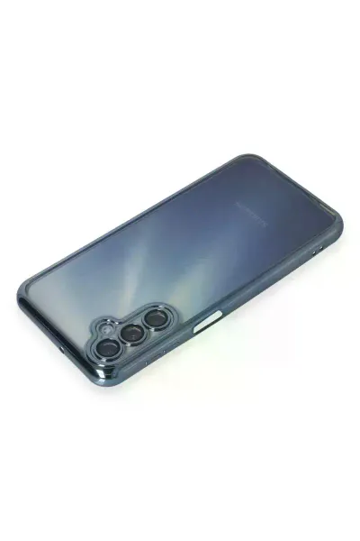 Samsung Galaxy A15 4G Kılıf Razer Lensli Silikon - Açık Mavi