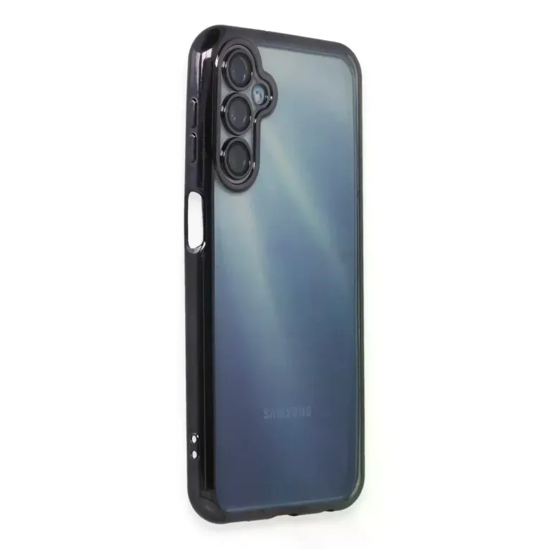 Samsung Galaxy A15 4g Kılıf Razer Lensli Silikon - Mor
