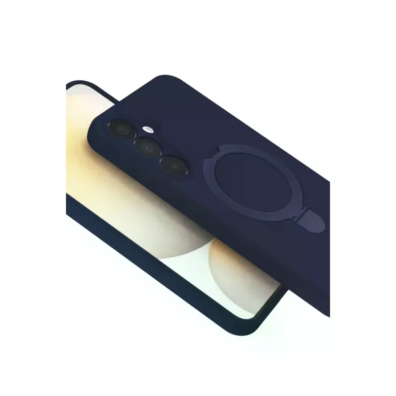 Samsung Galaxy A15 4g Regal Magsafe Standlı Kapak - Lacivert