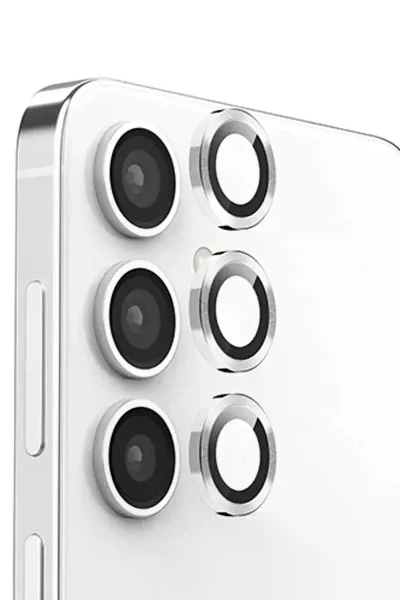 Samsung Galaxy A16 5G Raze Metal Kamera Lens - Gümüş