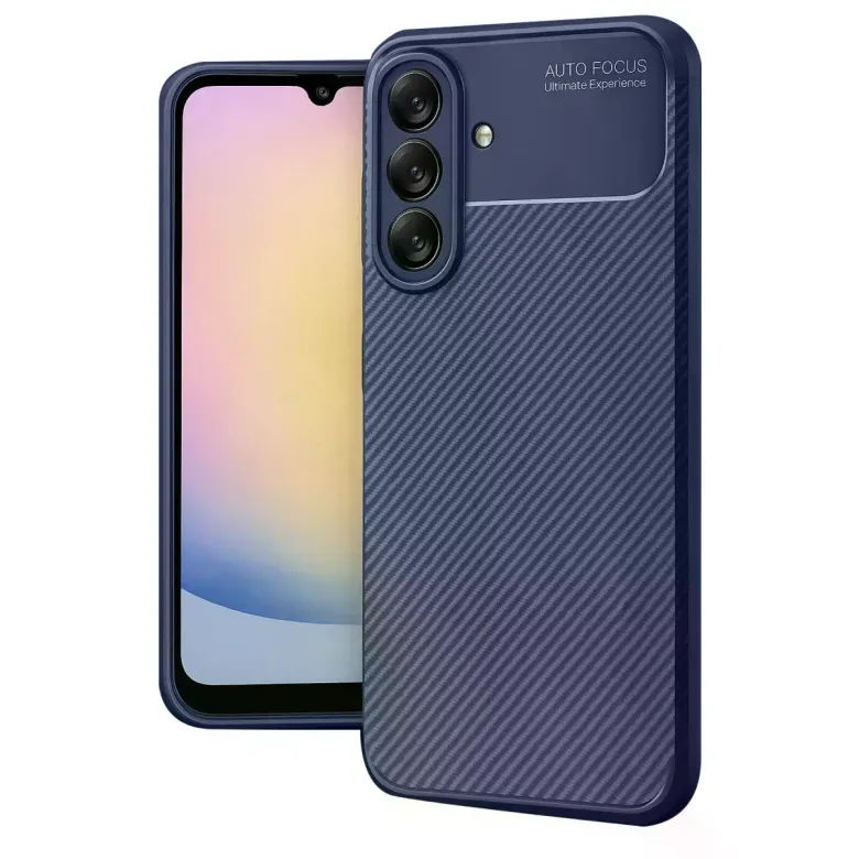 Samsung Galaxy A17 5g Auto Focus Karbon Kapak - Lacivert
