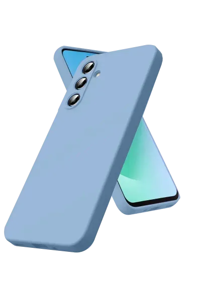 Samsung Galaxy A17 5G Nano içi Kadife Silikon - Mavi