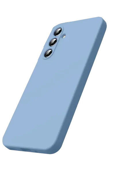 Samsung Galaxy A17 5G Nano içi Kadife Silikon - Mavi