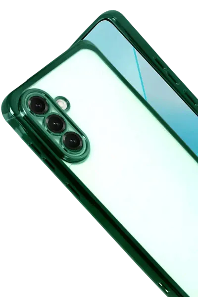 Samsung Galaxy A17 5G Razer Lensli Silikon - Yeşil