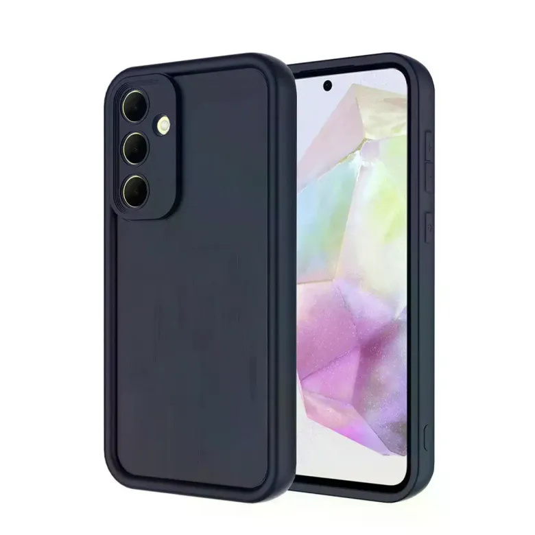 Samsung Galaxy A17 5g Viera Silikon - Lacivert
