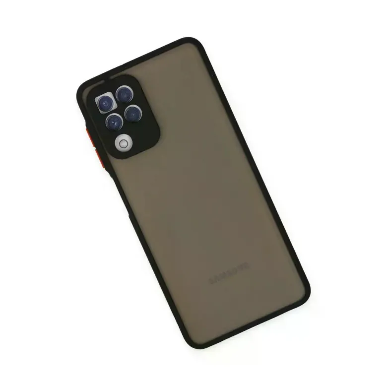 Samsung Galaxy A22 Kılıf Montreal Silikon Kapak - Siyah