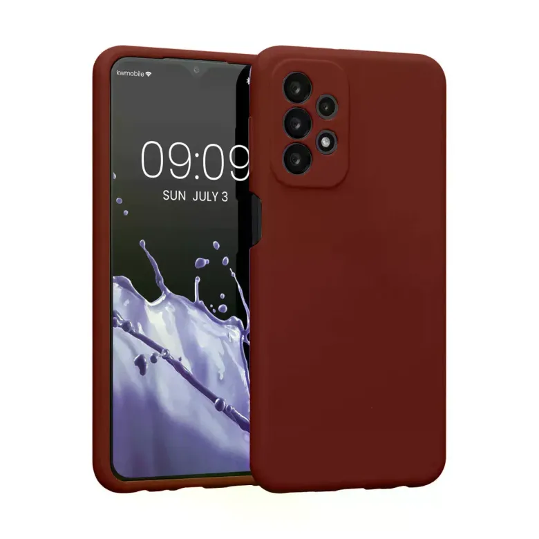 Samsung Galaxy A23 4g Kılıf First Silikon - Bordo