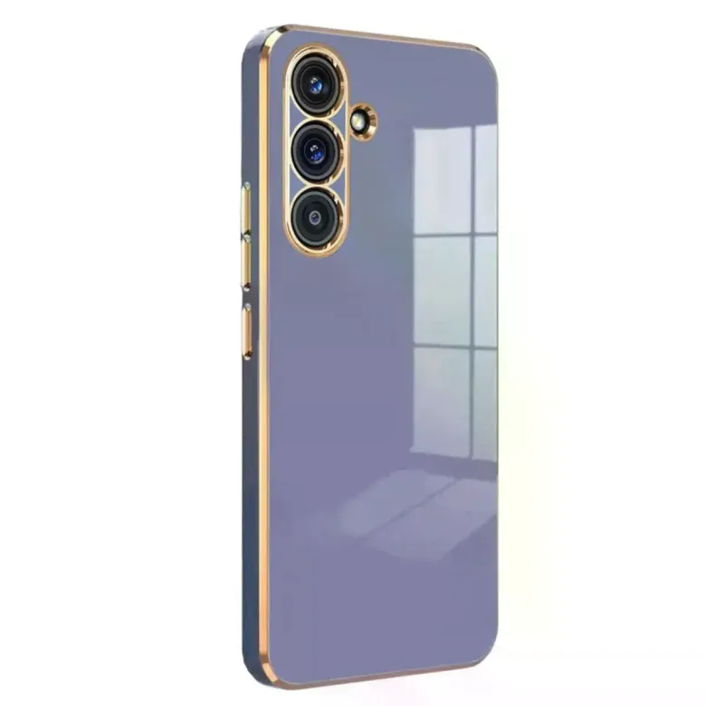 Samsung Galaxy A24 4g Kılıf Volet Silikon - Mavi