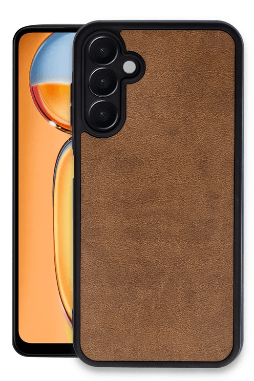 Samsung Galaxy A25 5G Kılıf Aras Deri Kapak - Taba