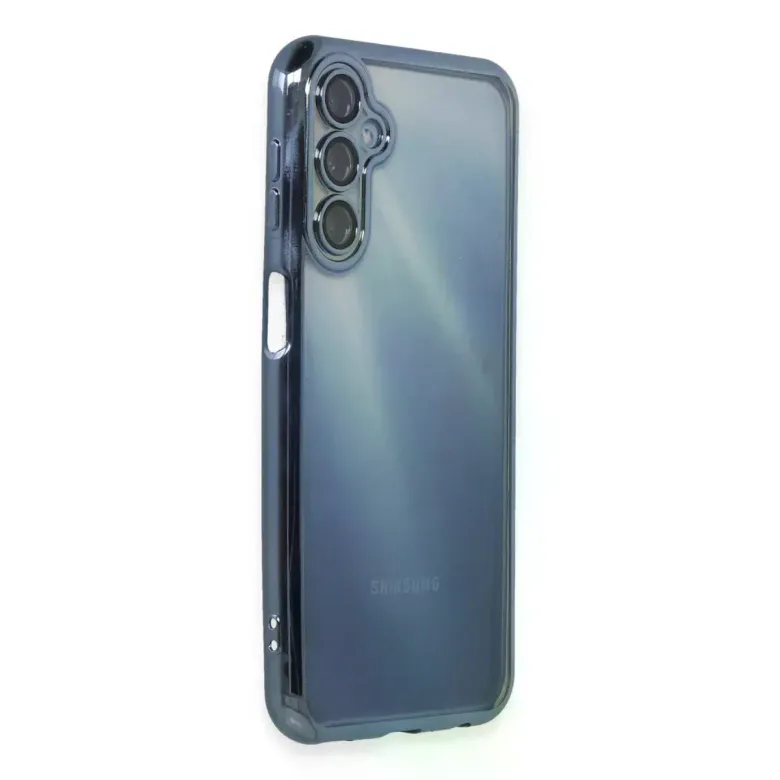 Samsung Galaxy A25 5g Kılıf Razer Lensli Silikon - Açık Mavi