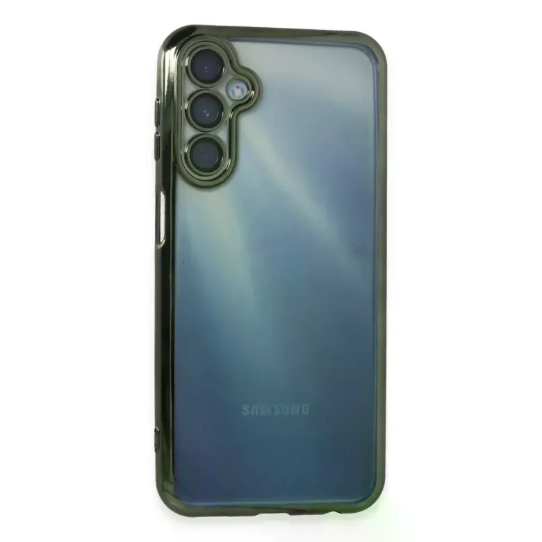Samsung Galaxy A25 5g Kılıf Razer Lensli Silikon - Yeşil