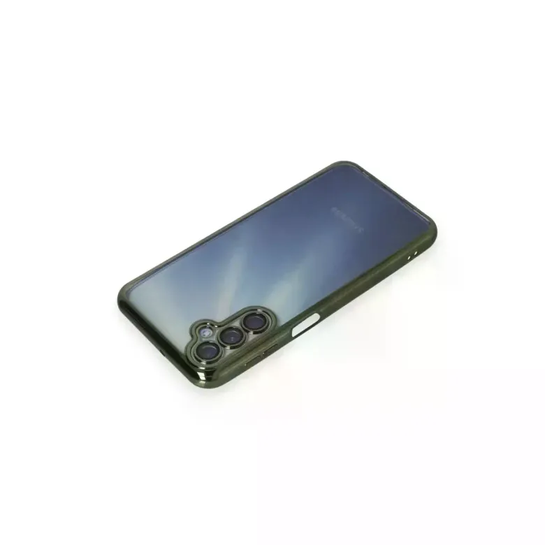 Samsung Galaxy A25 5g Kılıf Razer Lensli Silikon - Yeşil