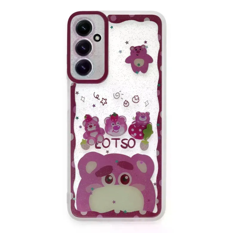 Samsung Galaxy A25 5g Kılıf Sweet Desenli Silikon Kapak - Pembe