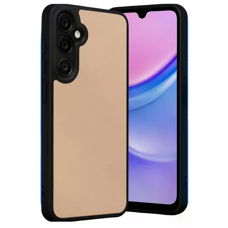 Samsung Galaxy A26 Kılıf Aras Deri Kapak - Pudra