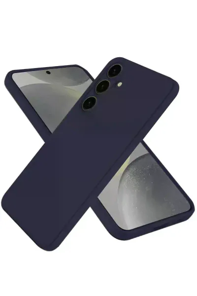 Samsung Galaxy A26 Kılıf Nano içi Kadife Silikon - Lacivert