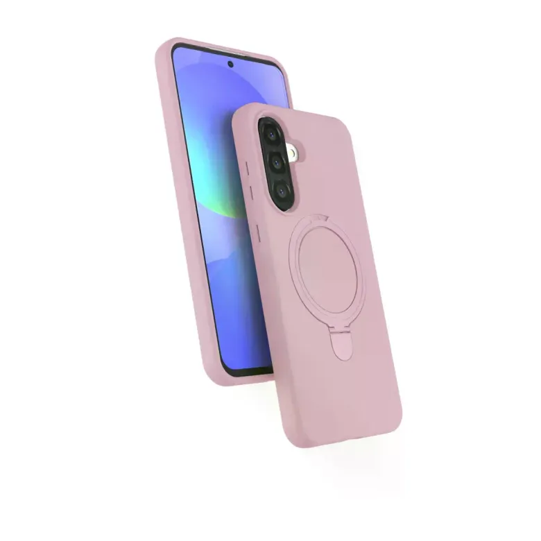 Samsung Galaxy A26 Regal Magsafe Standlı Kapak - Açık Pembe