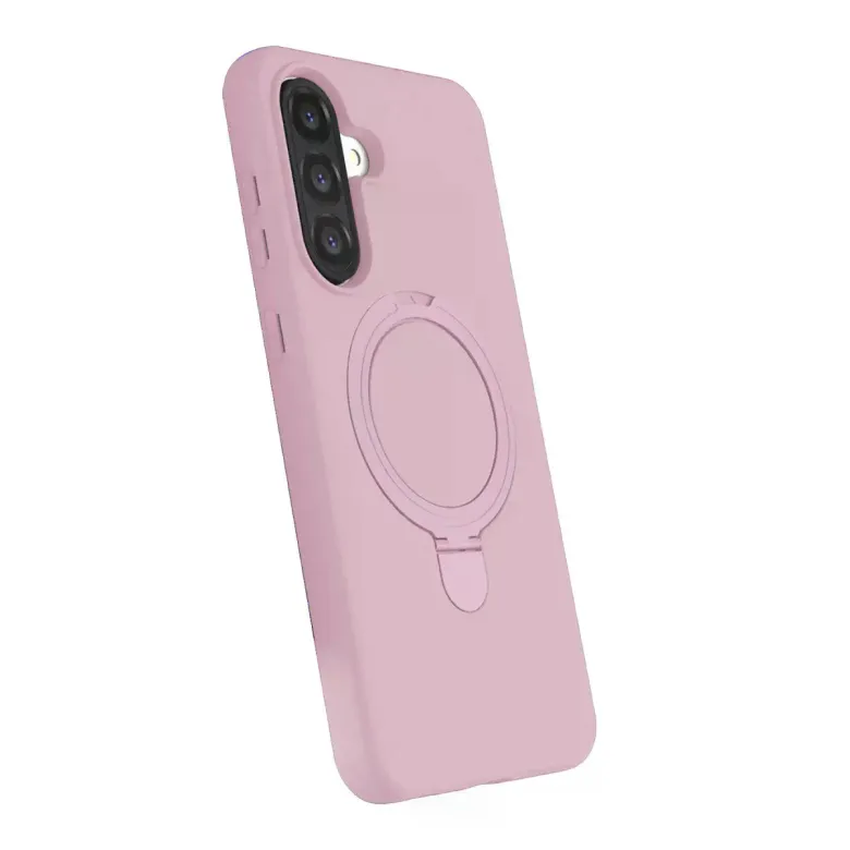 Samsung Galaxy A26 Regal Magsafe Standlı Kapak - Açık Pembe
