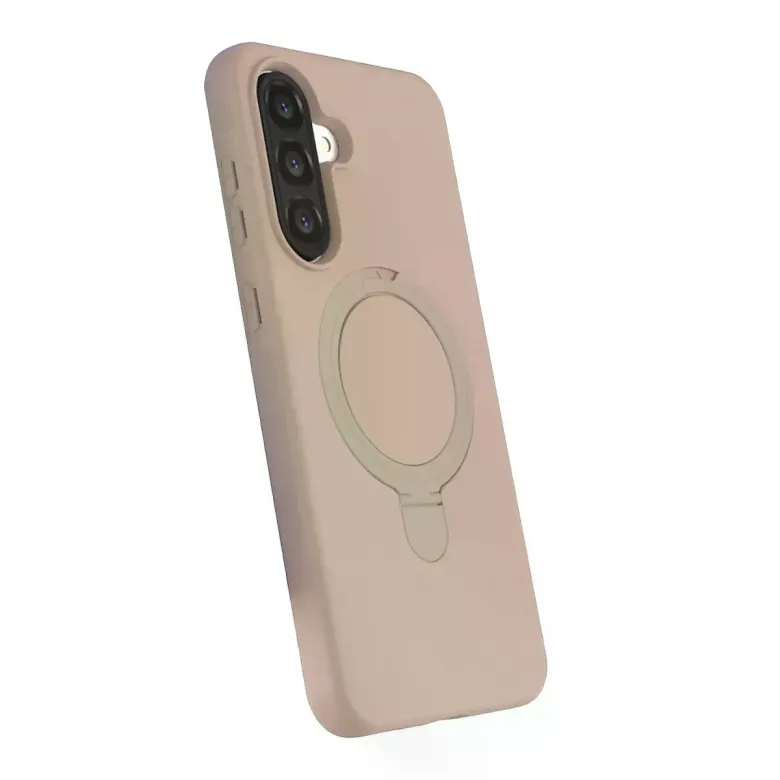 Samsung Galaxy A26 Regal Magsafe Standlı Kapak - Çöl Titanyum