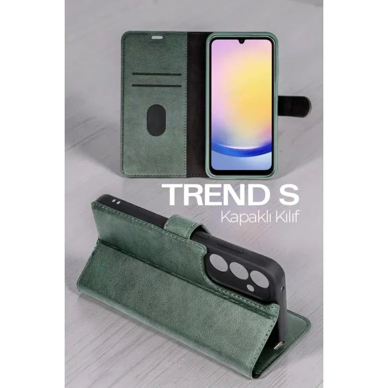 Samsung Galaxy A27 5G Trend S Plus Kapaklı Kılıf - Kırmızı