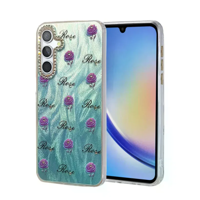 Samsung Galaxy A34 5g Kılıf Blade Aynalı Desenli Kapak - Desen 9