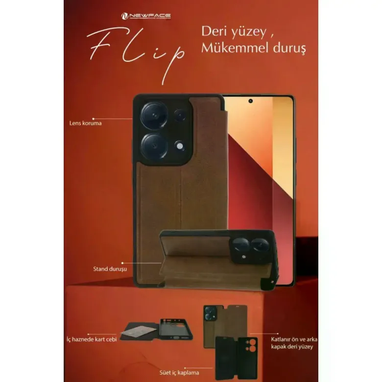 Samsung Galaxy A35 5g Kılıf Flip Cover - Siyah