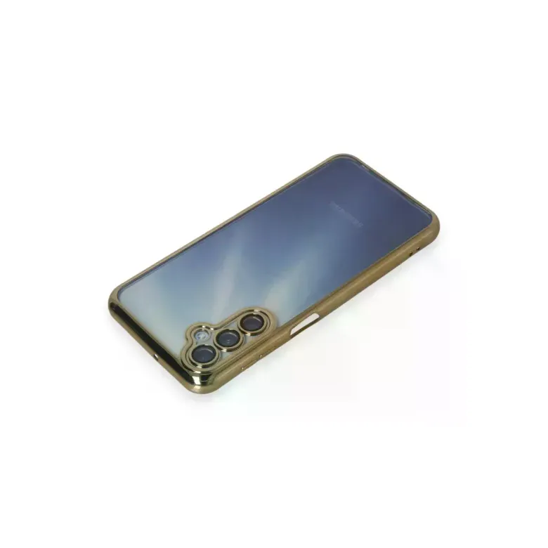 Samsung Galaxy A35 5g Kılıf Razer Lensli Silikon - Gold