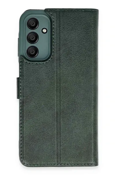 Samsung Galaxy A35 5G Kılıf Trend S Plus Kapaklı Kılıf - Yeşil