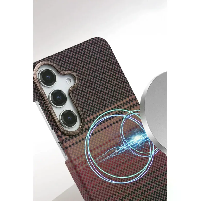 Samsung Galaxy A35 5g Vega Magsafe Kapak - Çöl Titanyum