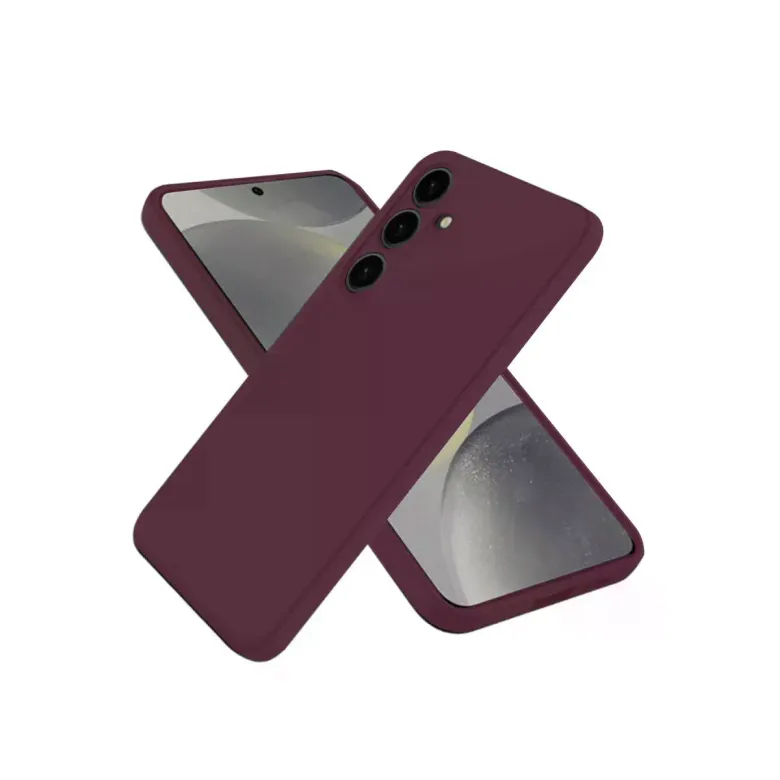 Samsung Galaxy A36 Kılıf First Silikon - Mürdüm