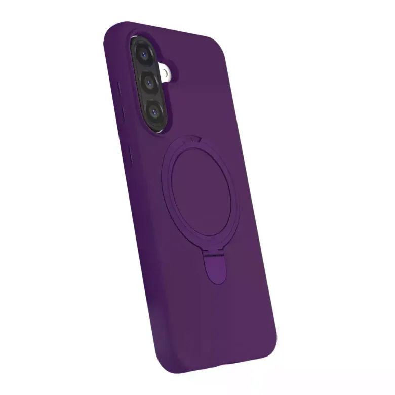 Samsung Galaxy A36 Regal Magsafe Standlı Kapak - Derin Mor