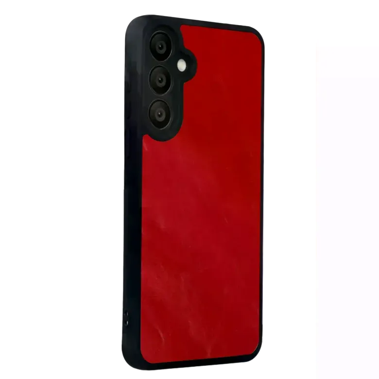 Samsung Galaxy A37 5g Aras Deri Kapak - Kırmızı