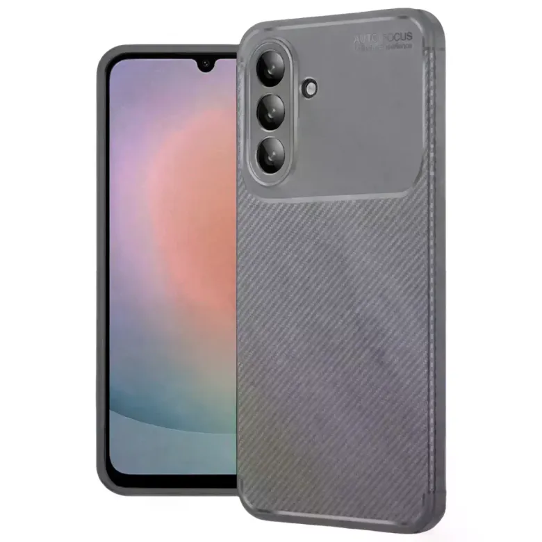 Samsung Galaxy A37 5g Auto Focus Karbon Kapak - Gri