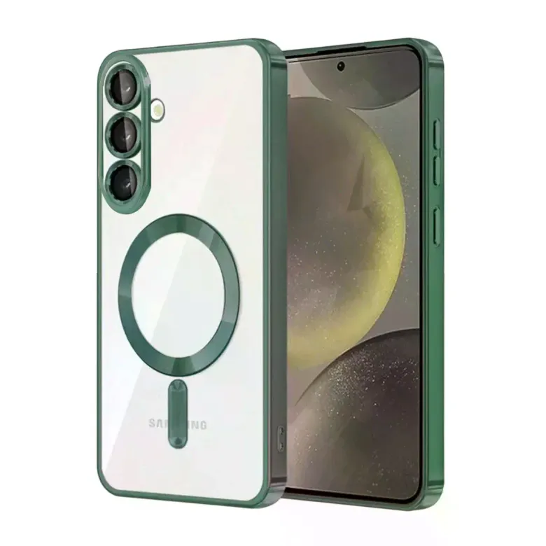 Samsung Galaxy A37 5g Kross Magneticsafe Kapak - Koyu Yeşil